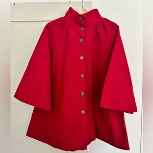 IGWT | In God We Trust | A-line Cape Coat With Flared Sleeves | Women’s | ULN